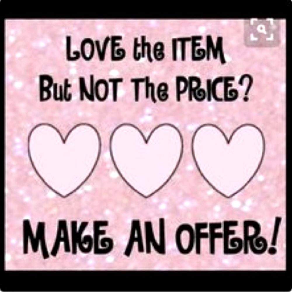 Offers welcome❤️💕🥰 